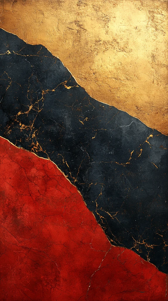 红黑金垂直半分