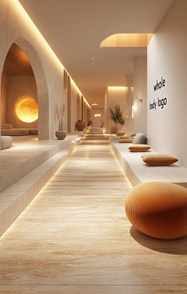 全身标志背景模板