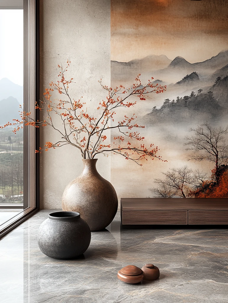 中式装饰酒店大堂