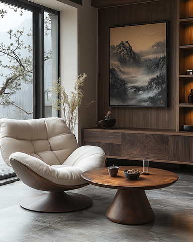 实木茶几简约设计