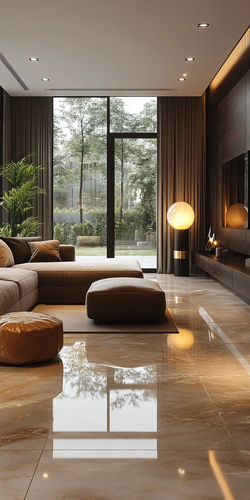 暗色调室内灯光设计