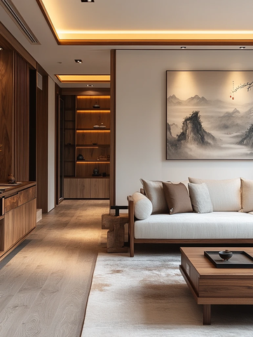木纹家具客厅设计
