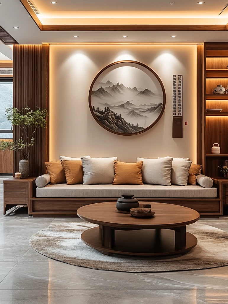 木纹家具客厅设计