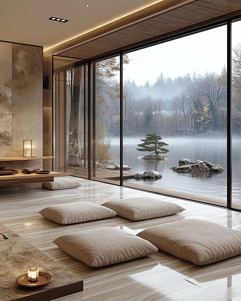 灰白简约日式空间