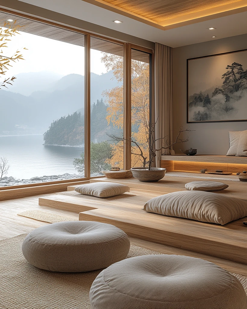 灰白简约日式空间