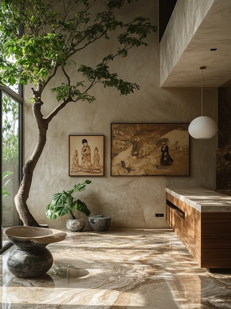 越南风格走廊装饰