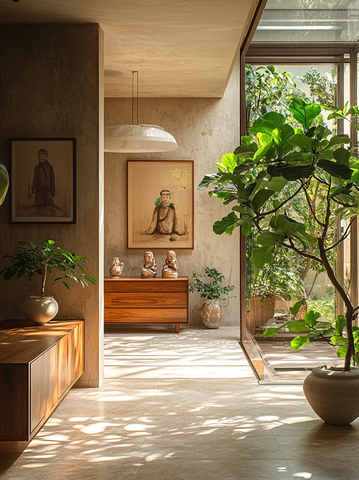 越南风格走廊装饰