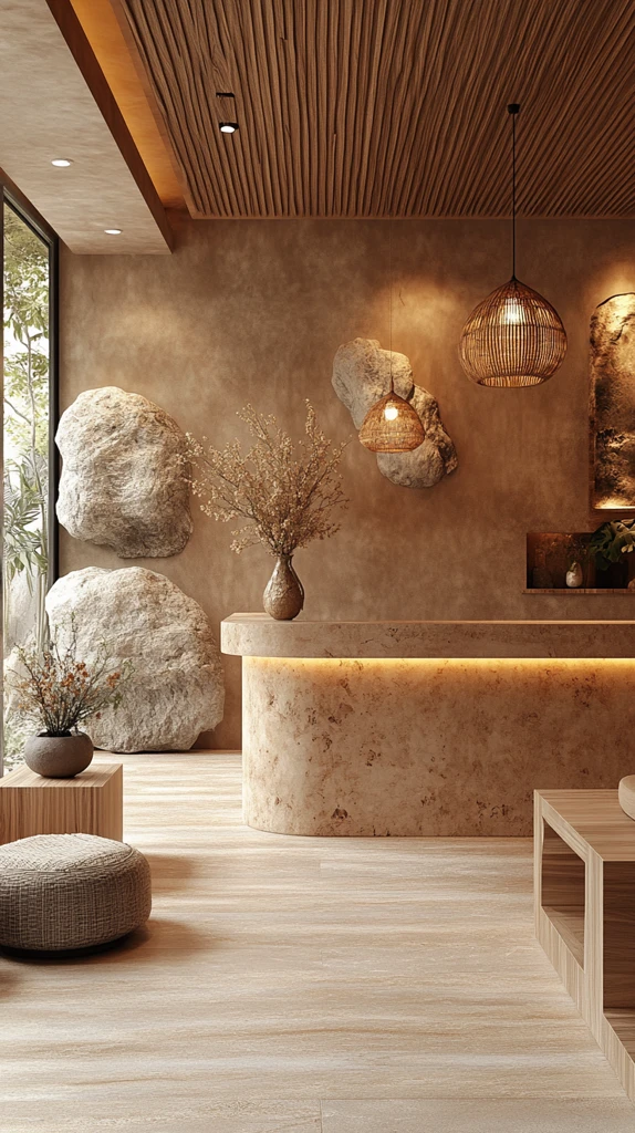 木质简约接待空间