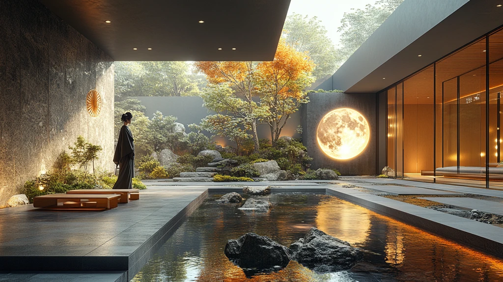 月墙入口灯光设计