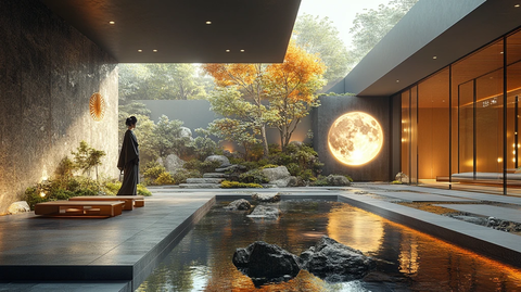 月墙入口灯光设计