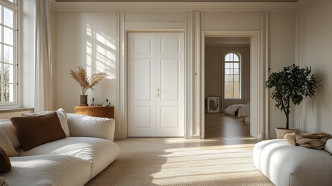 白色简约门厅设计