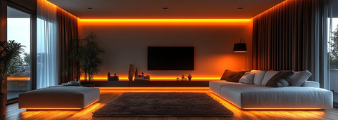 木地板白沙发电视墙