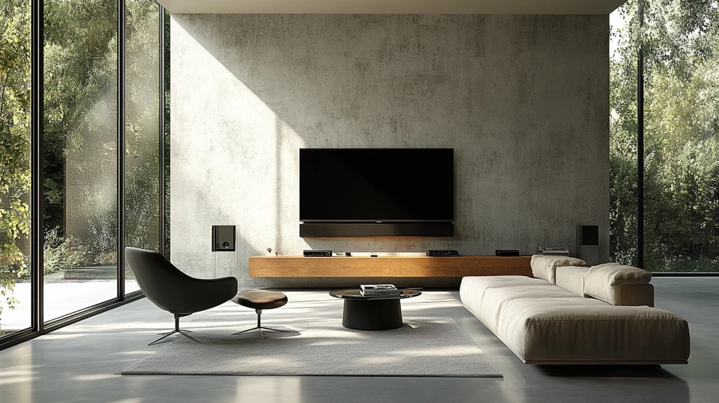 电视柜与墙面设计