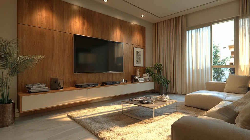 电视柜与墙面设计