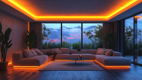 明亮客厅木地板