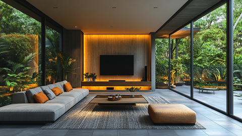 客厅沙发电视背景墙