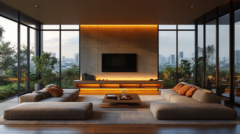 客厅沙发电视背景墙