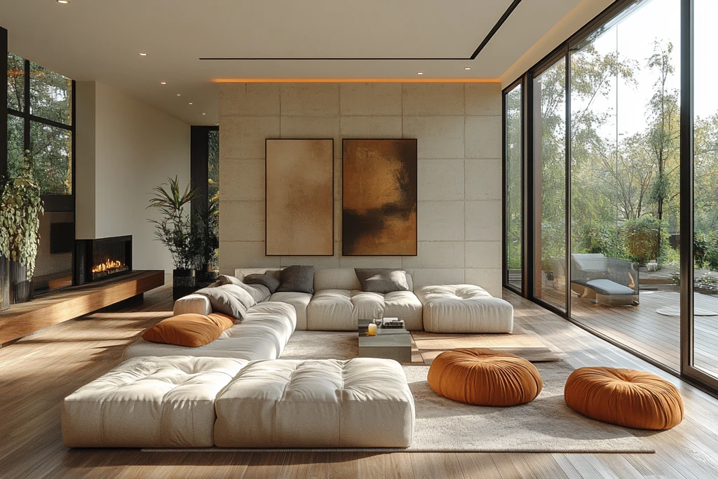 中性色调客厅设计