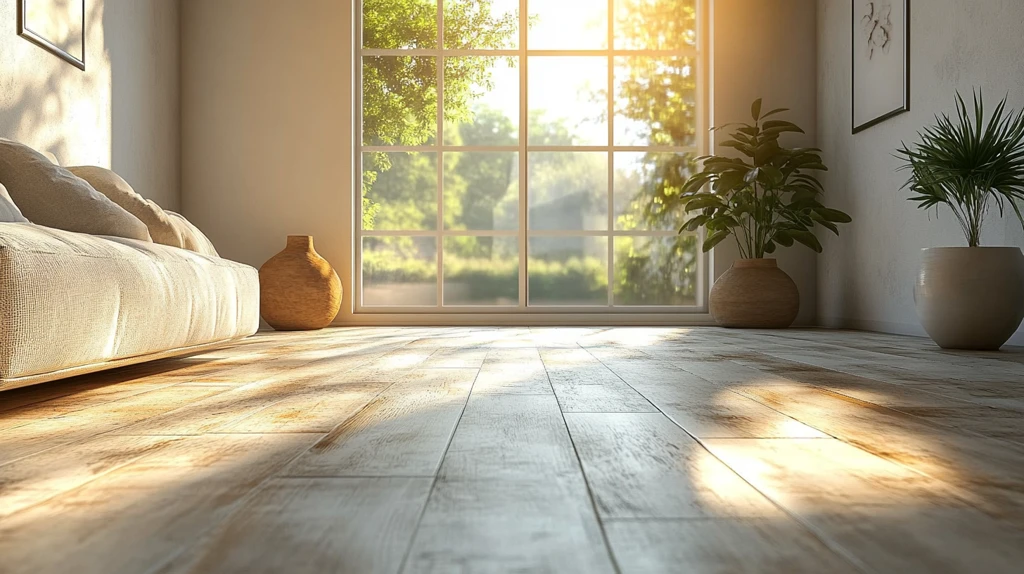 客厅地板坐姿视角