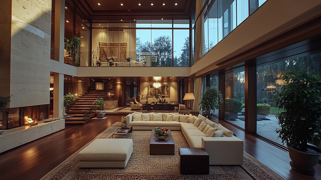 超大客厅雨天实拍