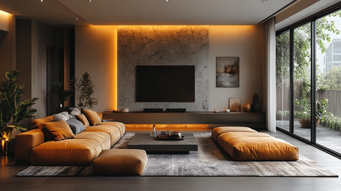 电视柜不锈钢元素