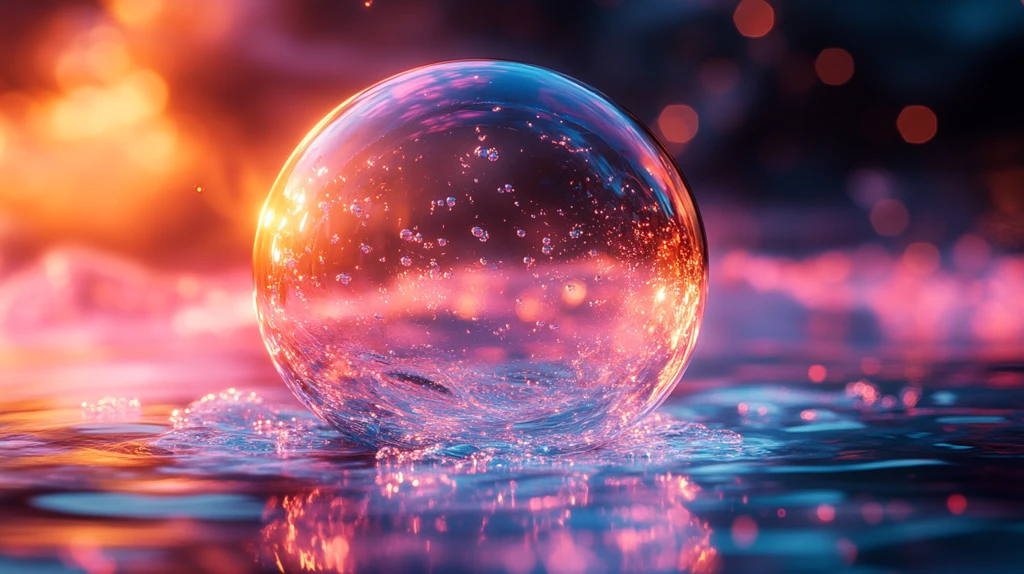 彩色发光泡泡