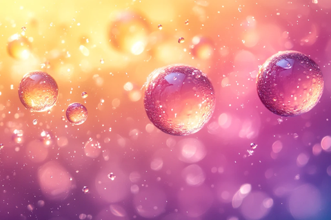 三泡渐变色背景