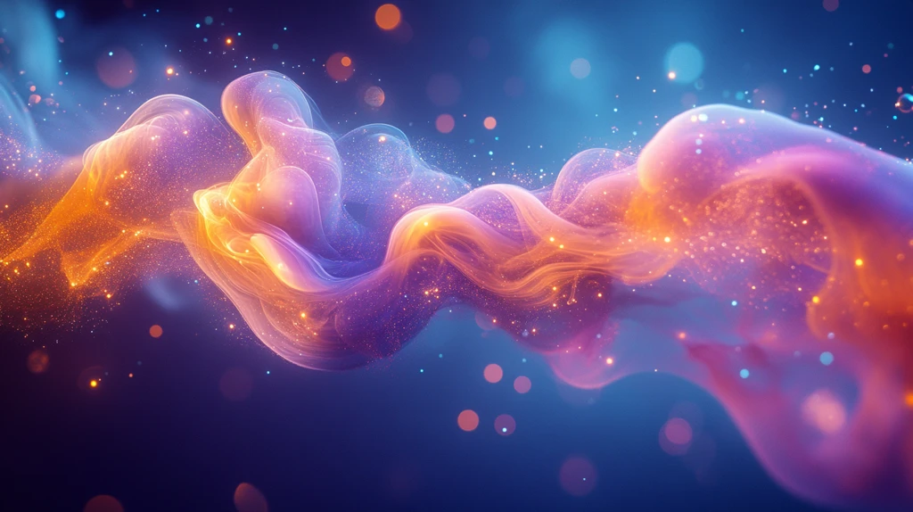 蓝烟彩泡细节图