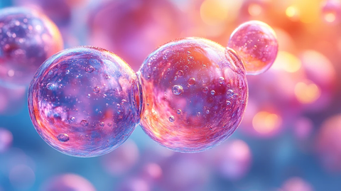 化学分子与气泡