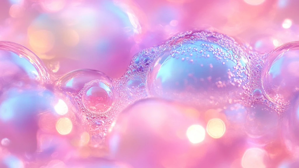 彩色泡泡特写