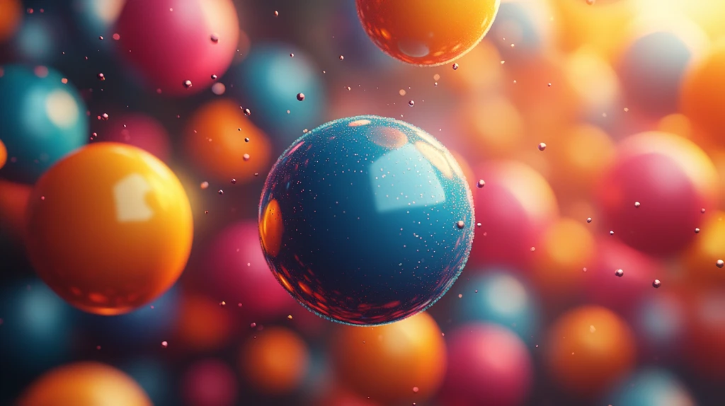 彩色球体浮空