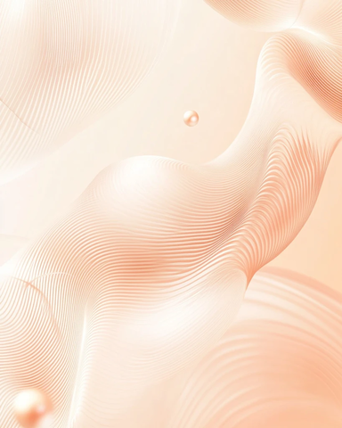 柔和渐变波纹背景