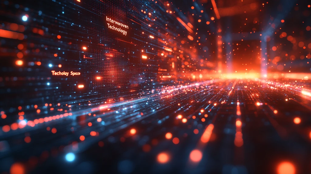 未来科技线条空间