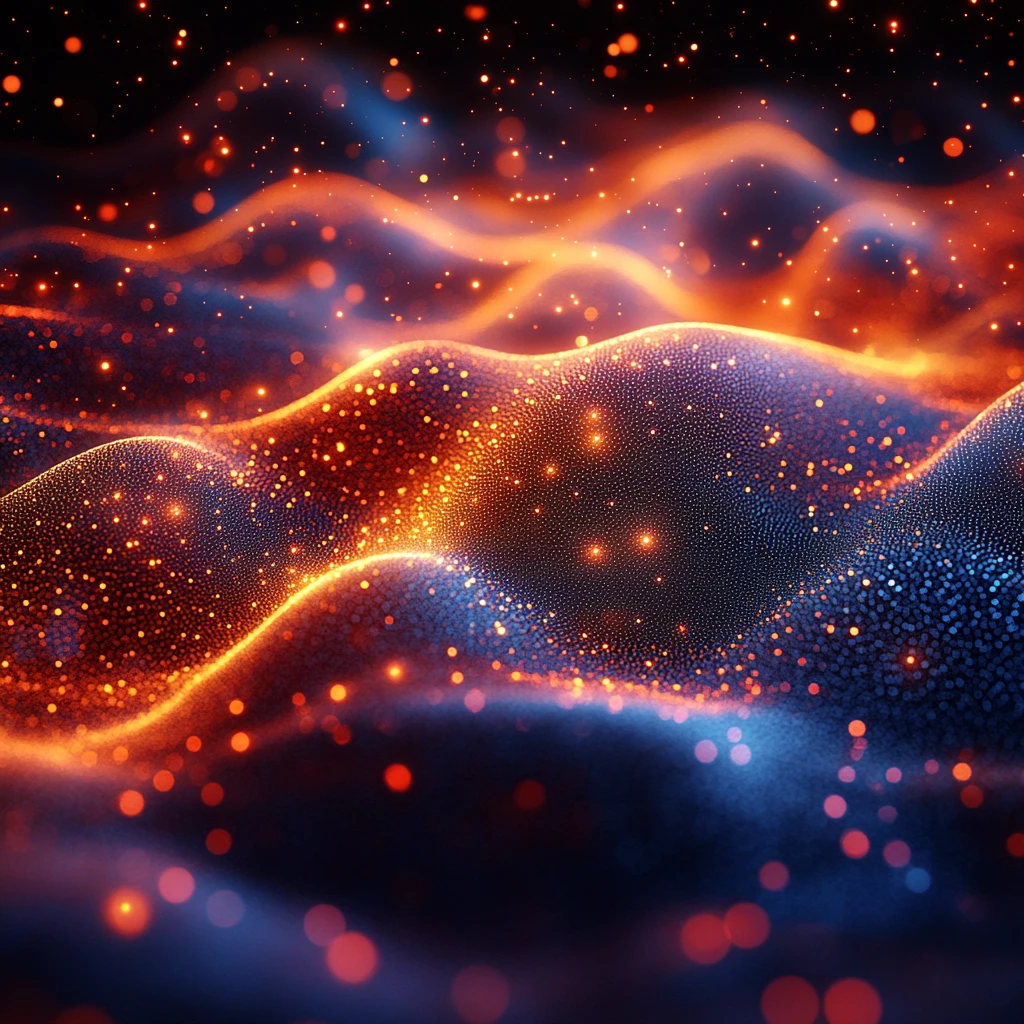 流动色彩数字点