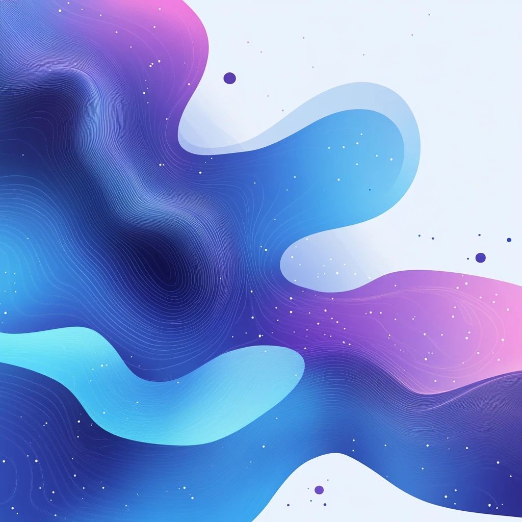 蓝色紫色平面图