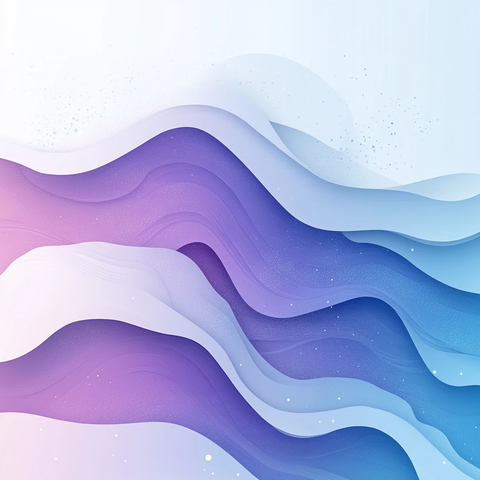 蓝色紫色平面图