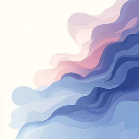 蓝色紫色平面图