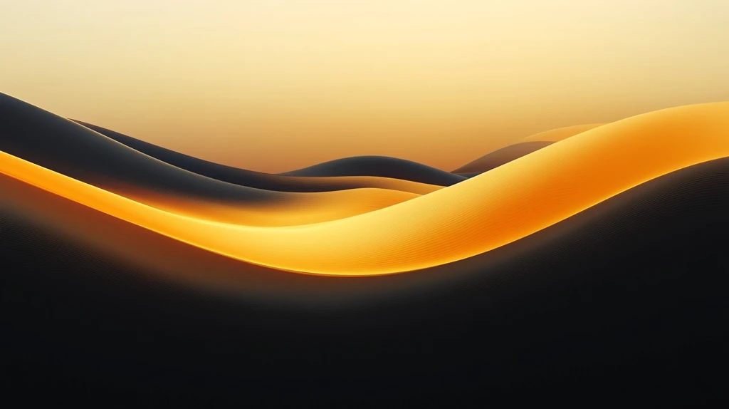 黄黑双色渐变对称