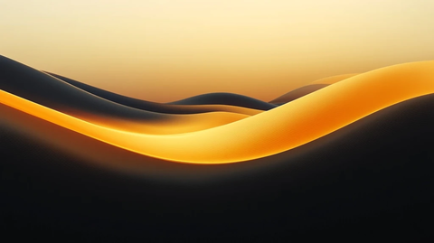 黄黑双色渐变对称