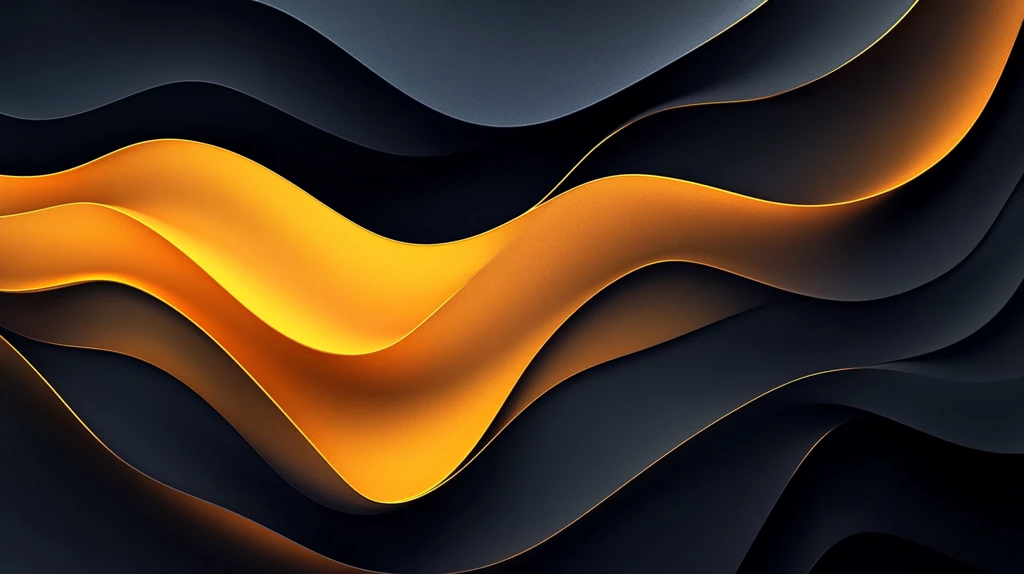 黄黑双色渐变对称