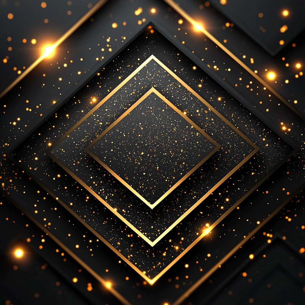 金黑奢华光芒背景