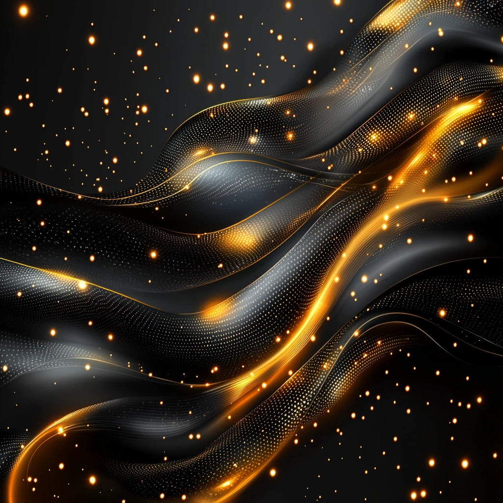 金黑奢华光芒背景