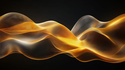 金色曲线流线设计