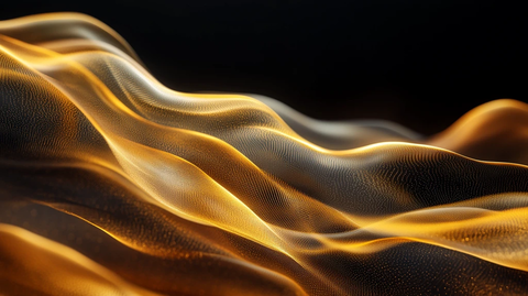 金色曲线流线设计