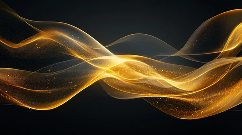 金色曲线流线设计