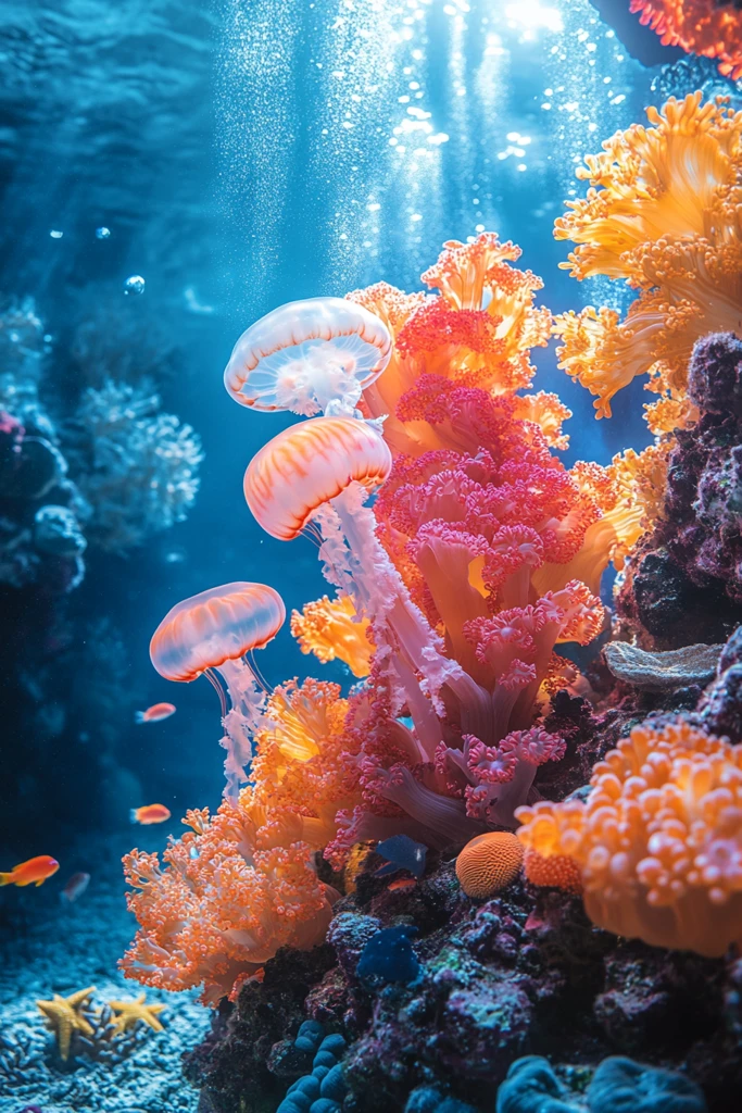 珊瑚礁与海洋生物