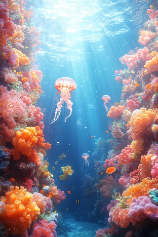 珊瑚礁与海洋生物