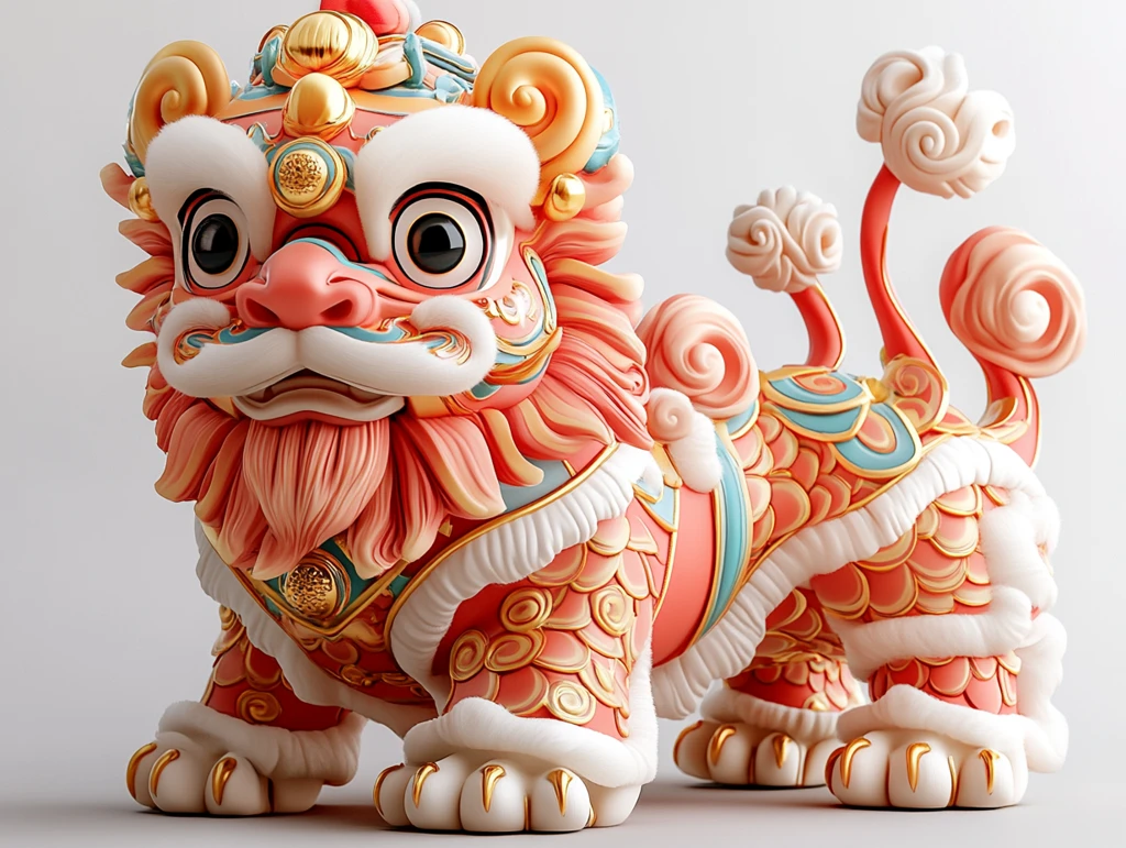 金红狮子舞展示