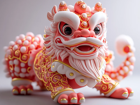 金红狮子舞展示