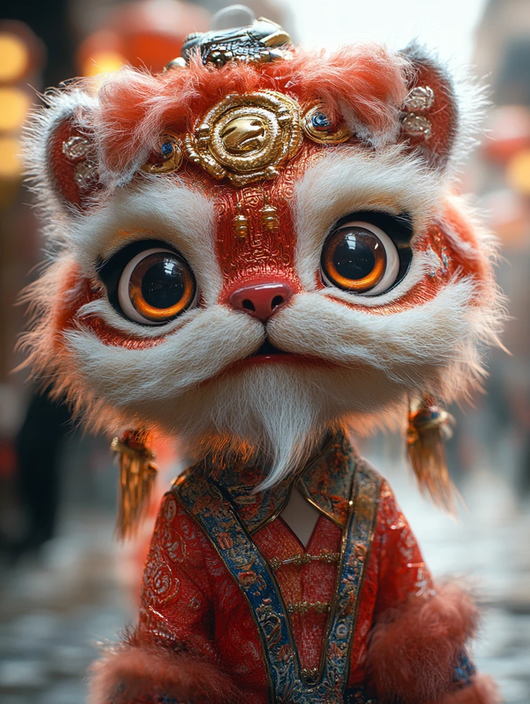 狮子舞狮头角色